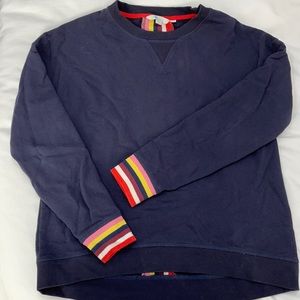 Boden Rainbow stripe Arabella sweatshirt size M